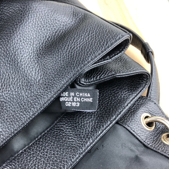 Donna Karan leather bag, black shoulder bag - Picture 15 of 16